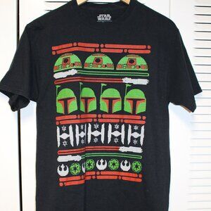 Star Wars Christmas Ugly Sweater Style T-Shirt Official VFIFTHSUN M RN#111647